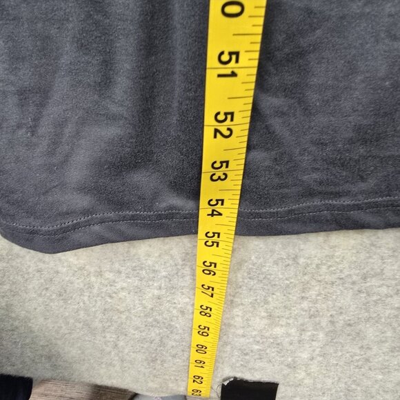 Long Wide-Leg Black Jumpsuit Size 7XL Polyester Blend Loose Fit Stretchy Fabric - Picture 10 of 10